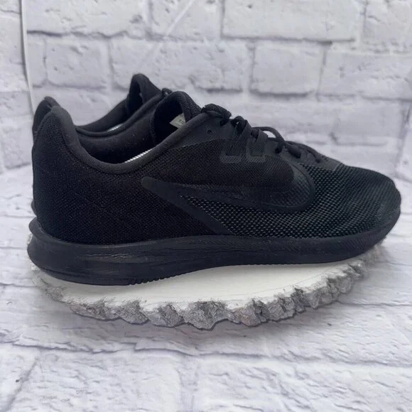 Nike Men's Downshifter 9 Running Shoe All Black Size 13 Sneakers AR4946-002 - Picture 7 of 9